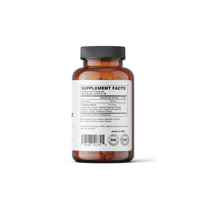 KUMEND Apple Cider Vinegar +750mg Acetic Acid